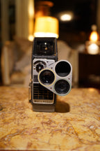 Bell & Howell "Perpetua" Electric Eye 8mm Movie Camera, Three-Lens Turret, c. 1958