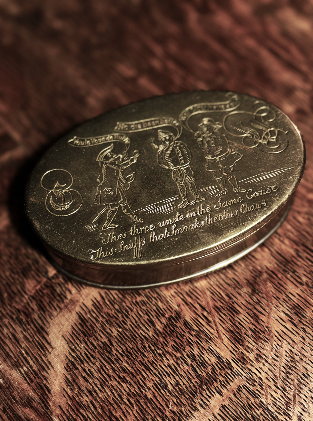 Vintage Mullinshead Brass Tobacco Box, Made in England