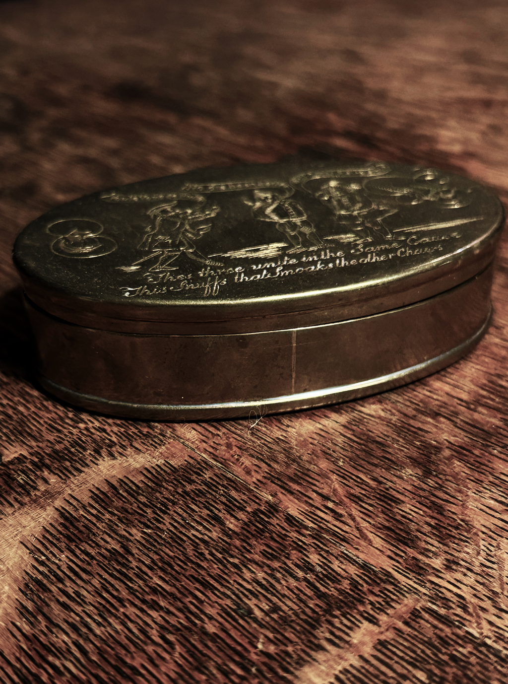 Vintage Mullinshead Brass Tobacco Box, Made in England