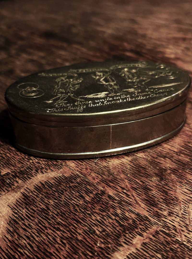 Vintage Mullinshead Brass Tobacco Box, Made in England
