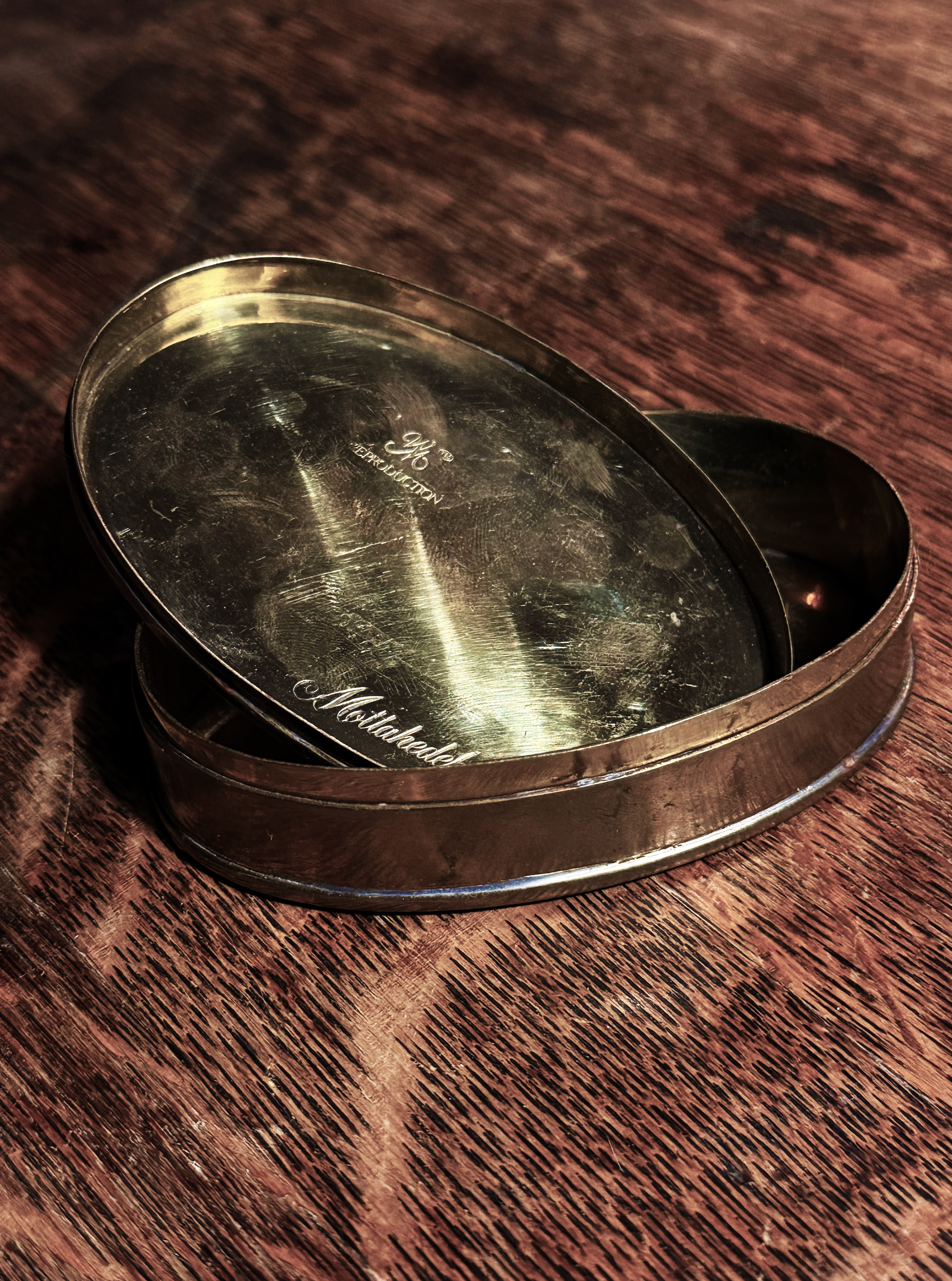 Vintage Mullinshead Brass Tobacco Box, Made in England