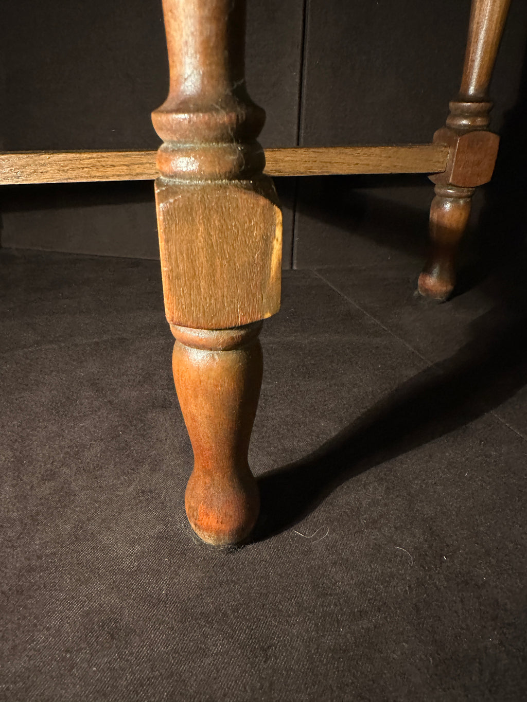 c.1900-1930 Jacobean Revival Three-Leg Wall Table