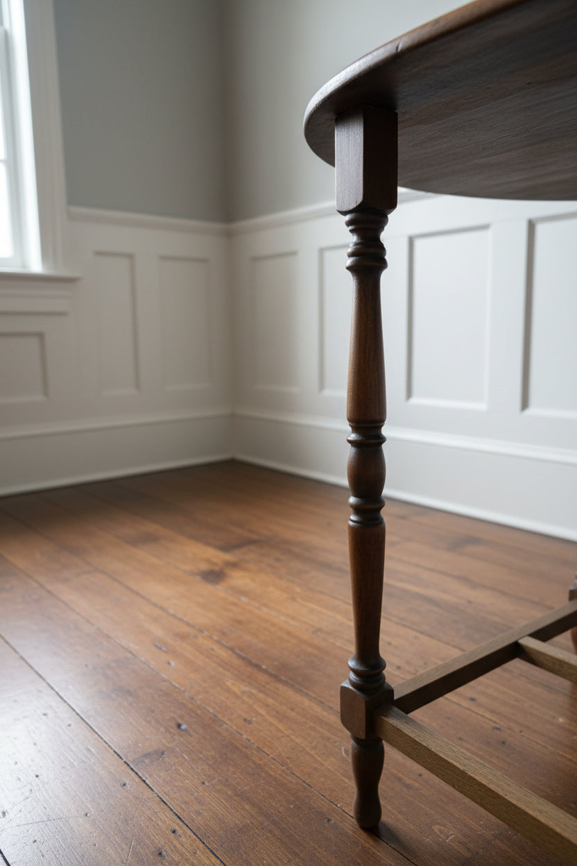 c.1900-1930 Jacobean Revival Three-Leg Wall Table