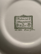 “Colonial Homestead” Dinnerware Set by Royal China Co., Sebring, Ohio — Circa 1950