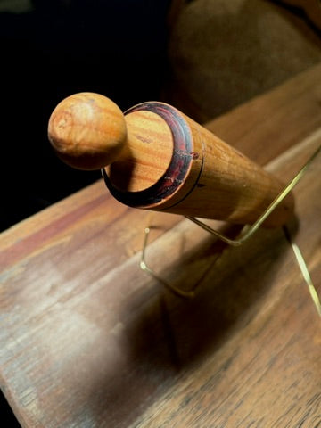 Early 20th-Century Wooden Rolling Pin, Two-Handle Form, c. 1920