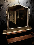 Edwardian Cream-Painted Tilting Vanity Mirror, c.1920–1929