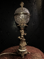 French Cut Crystal & Ormolu Lamp