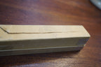 German Wooden Domino Set from a Volksschule (School), Original Graphic Box, c. 1930s–50s