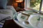 Hand-Painted Japanese Divided Luncheon Plates, c. 1930s–1950s