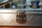 Mid-Century Hammered Steel Lock Box with Eberhard Latch, c. 1940s–1960s
