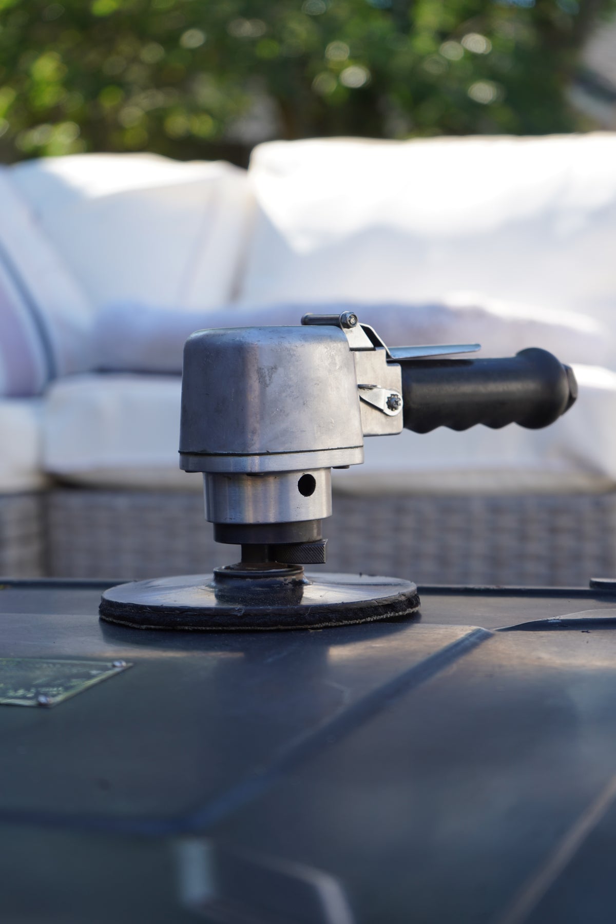 Mid-Century Japanese Pneumatic Right-Angle Sander / Polisher, c. 1950s–1960s