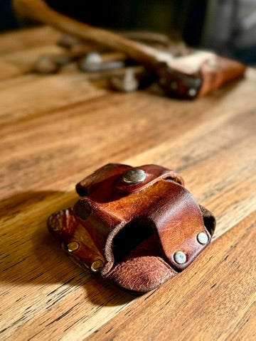 Mid-Century Leather Utility Holster for Work Knife or Multi-Tool, c. 1950s–1960s