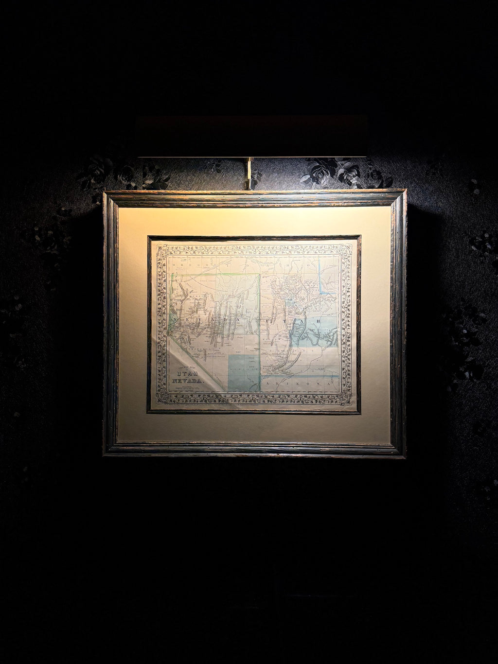 1867 S. Augustus Mitchell “County Map of Utah and Nevada”