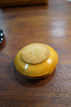 Norwegian Hand-Painted Souvenir Treen Box — "Norge / Farsund" Folk Landscape, c. 1930s–50s