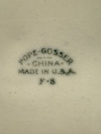 Pope-Gosser Saucer – Ivory China with Gold Rim (c. 1930-1940)