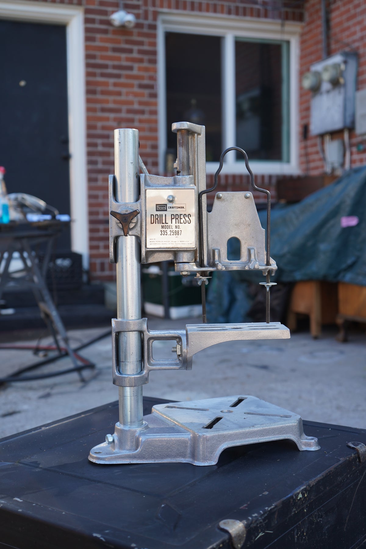 Sears Craftsman Portable Drill Press Stand, Model 335.25987, c. 1960s–1970s