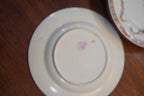 Set of (4) Antique Minton Plates — Turquoise Jeweled Border with Floral Swags, Pattern A4707, England, c. 1900