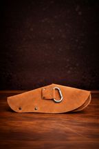 U.S. Cavalry Suede Utility Sheath with Sabers Motif