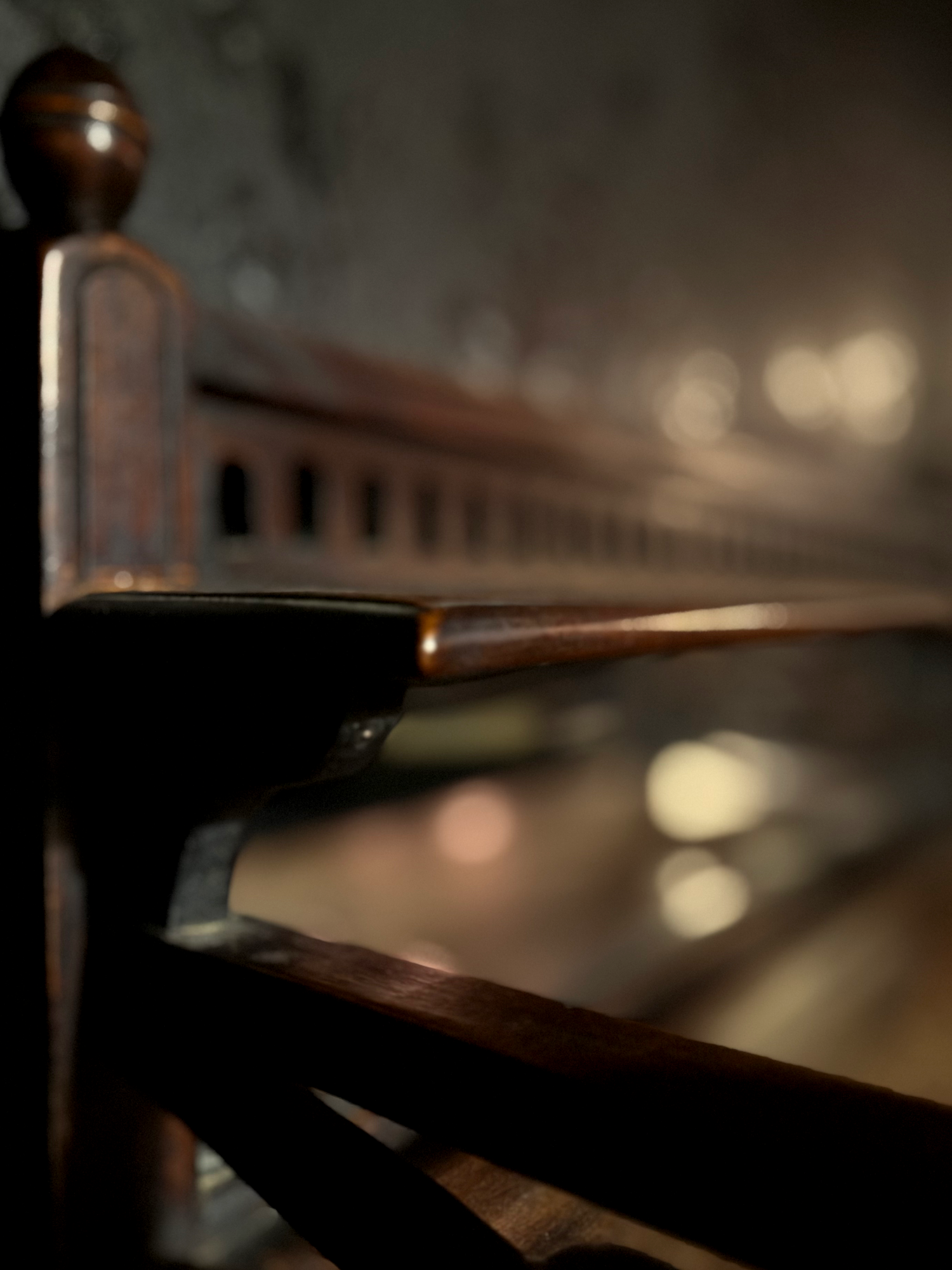 Oak Mirrored Sideboard / Server with Two Drawers and Open Shelves, c. 1890–1915
