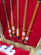 Vintage Chinese Calligraphy Set, Inkstone and Brushes, c. 1982–2000