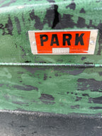 Vintage Park Cantilever Steel Tackle Box, Green Crinkle, c. 1950–1970