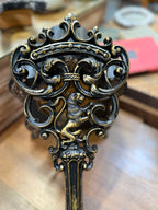 Vintage Syroco Lion Skeleton Key Wall Plaque, No. 3661-B, c. 1969–1980