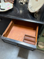 Antique Ebonized Colonial Revival Dresser, Five Drawers, c. 1915–1930