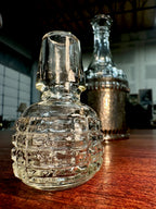 Vintage Eales of Sheffield Hammered Silver Plate Decanter, c. 1969–1985