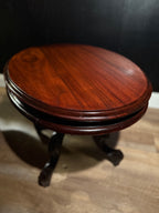 Victorian Quadruple-Scroll Parlor Table (c.1870–1890)