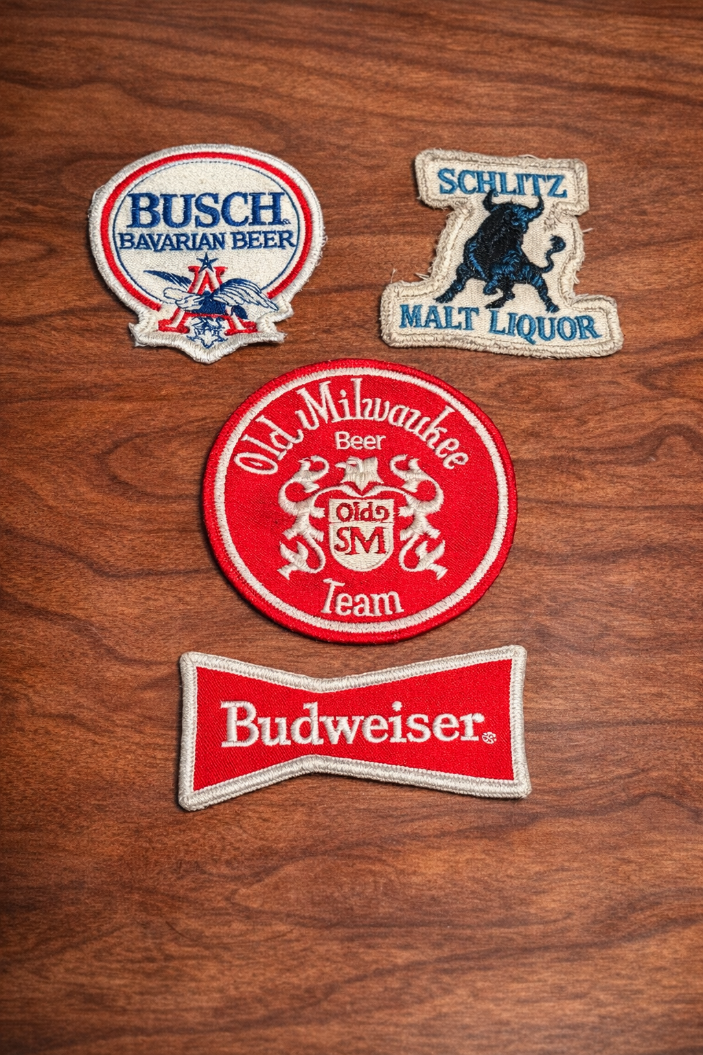 Vintage Americana Beer Patch Collection, c.1970s-1980s