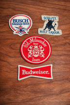 Vintage Americana Beer Patch Collection, c.1970s-1980s
