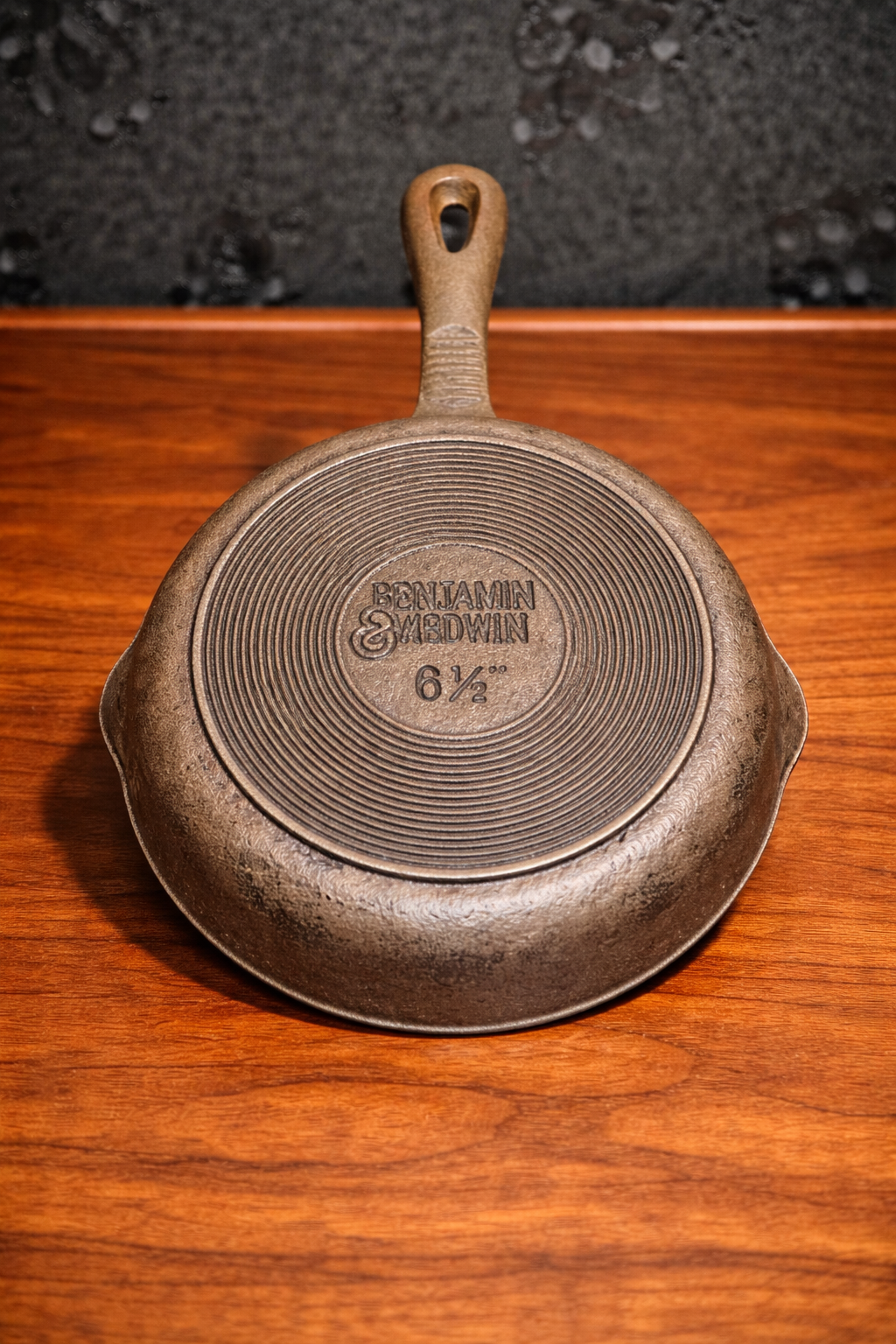 Vintage Benjamin & Medwin 6½" Cast Iron Skillet