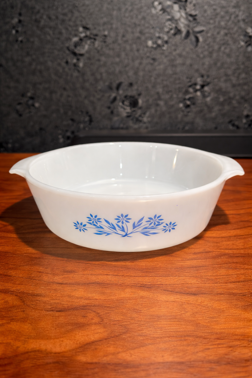 Vintage Fire-King Milk Glass Pie Dish, c.1960s-1970s
