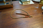 Vintage Gold Stretch Snake-Chain Belt with Leather Buckle, c. Late 1970s–80s