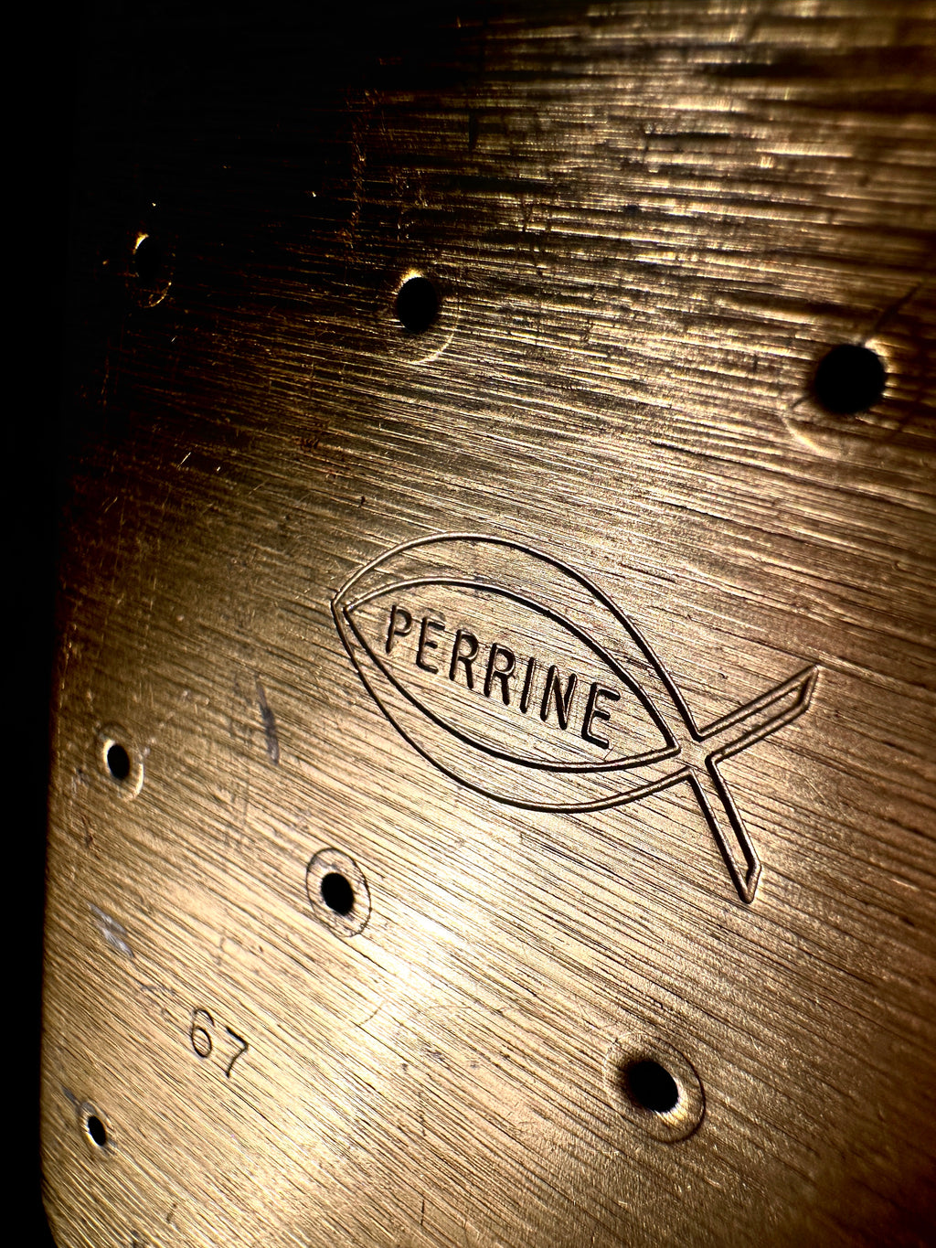 Vintage Perrine Fly Fishing Box with Hand-Tied Trout Flies, Aluminum Fly Box c. 1965