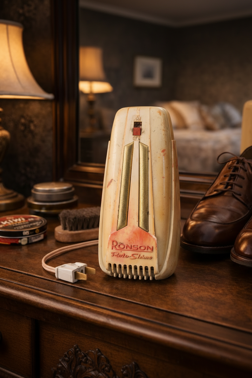 Vintage Ronson Roto-Shine Electric Shoe Polisher, Made in U.S.A.