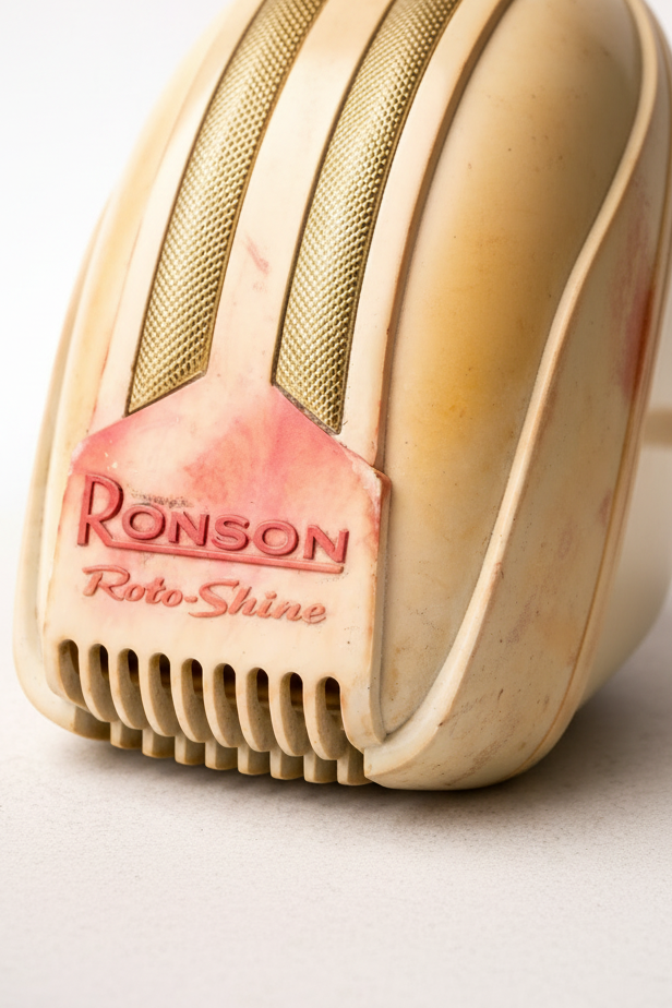 Vintage Ronson Roto-Shine Electric Shoe Polisher, Made in U.S.A.