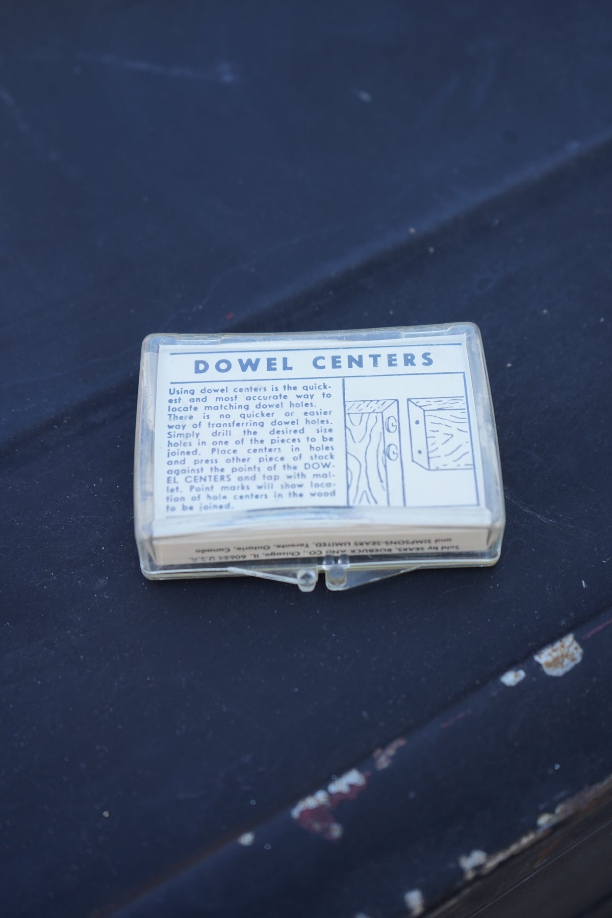 Vintage Sears Craftsman Dowel Centers Set, Model 9-4184, c. 1950s