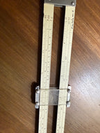 Vintage Slide Rule LL1 LL2 LL3 Log Log Scale with Cursor – Engineering/Architect Calculating Tool
