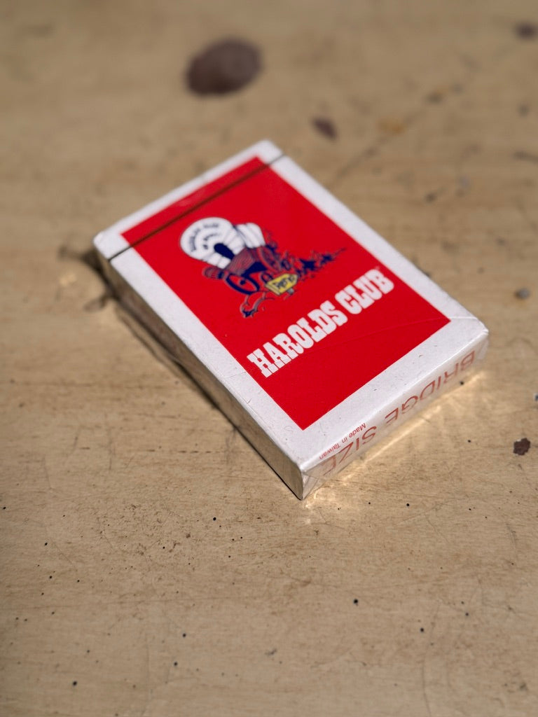 Vintage Unopened Harold’s Club Reno Playing Cards Sealed Deck c 1960-70s