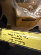 Vintage Yaley Candle Crafting Thermometer – Wax Pouring Guide San Francisco